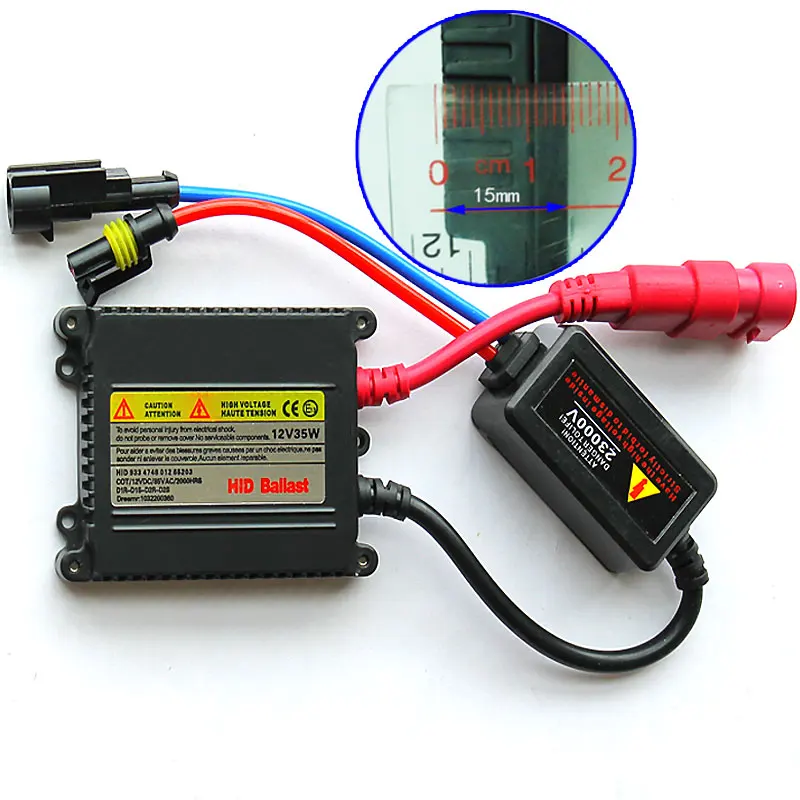 Автомобили Мотоциклы Ксеноновые балласт 12 В в Вт 35 Сверхтонкий электронный блок
