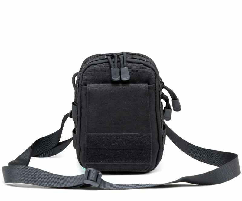 Black CQC Открытый военный армейский тактический Molle утилита Поясная Сумка EDC инструмент телефон пакет охотничья сумка с плечевым ремнем для мужчин - Цвет: Black