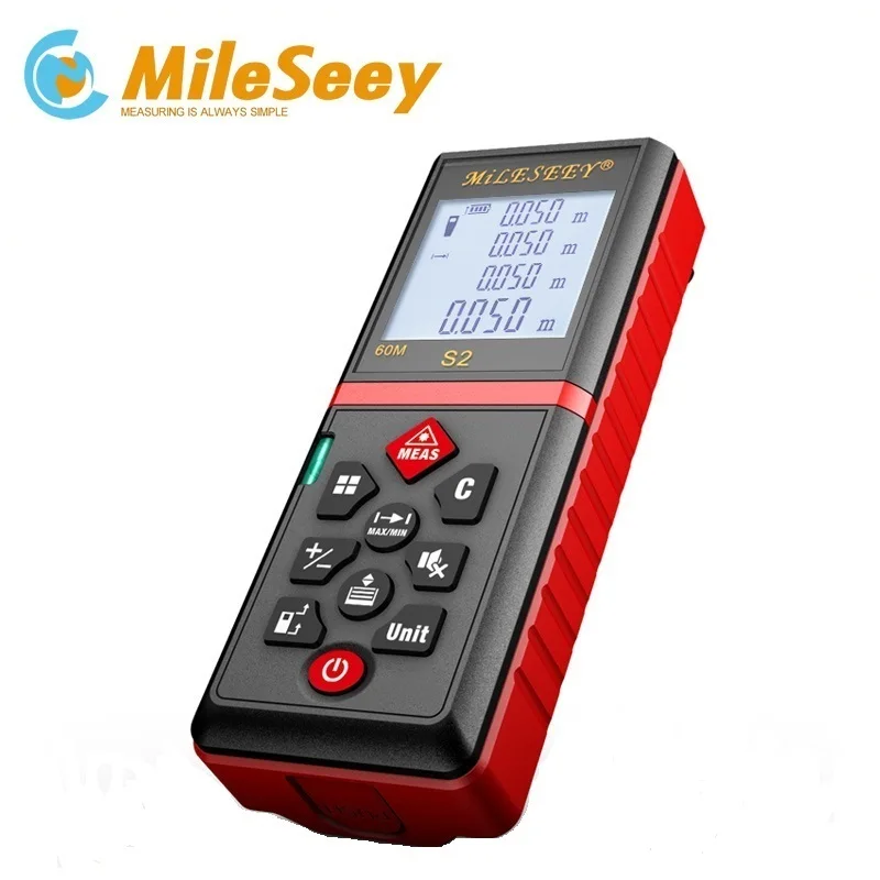 Лазерный дальномер Новый S2 40 м лазерный и измерительный инструмент Мощность