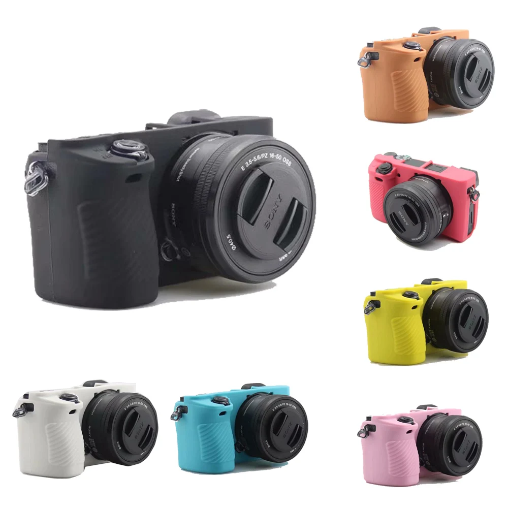 Красивый чехол для камеры Sony A6500 Мягкий Силиконовый Чехол резиновый защитный