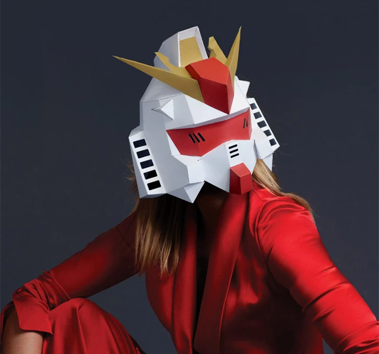 Вечерние Маски для Хэллоуина бумажные маски маскарадная тушь маскарада модель