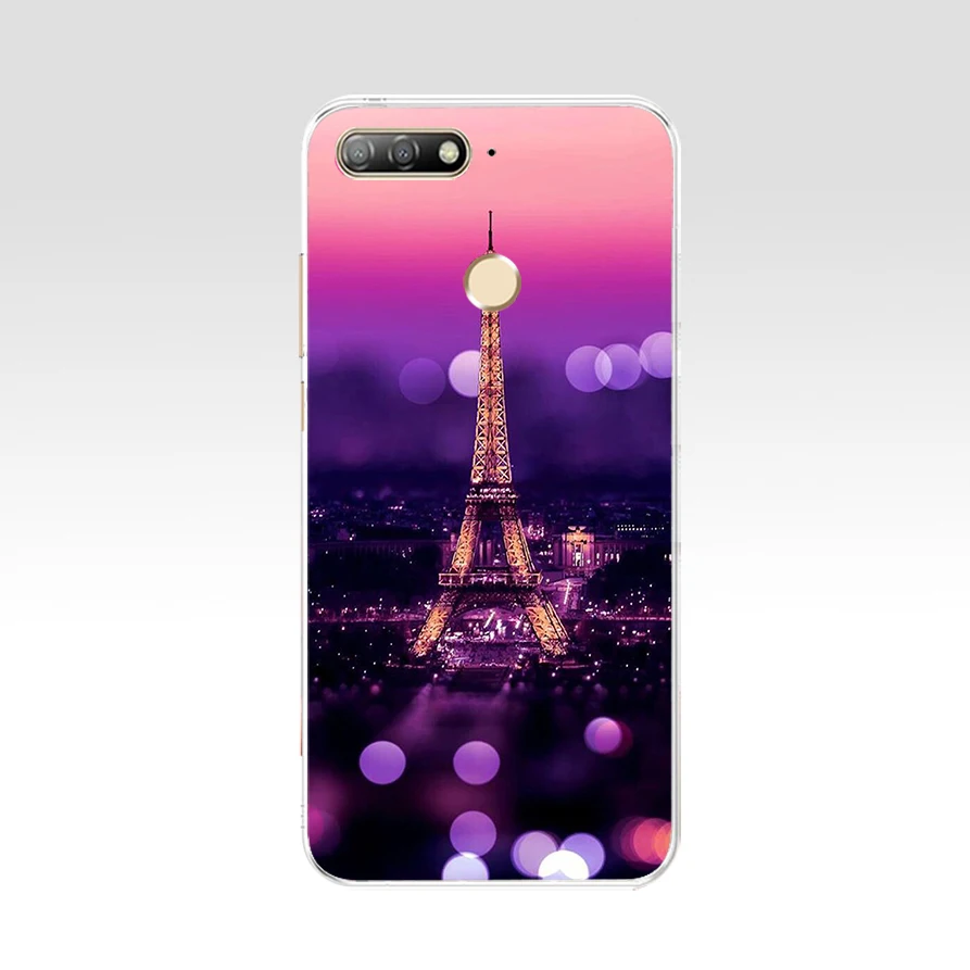 K для Huawei Honor 7A pro, 5,7 дюймов, AUM-L29, мягкий силиконовый чехол из ТПУ для телефона, задняя крышка 360, защитный чехол для Huawei Honor 7A pro - Цвет: 9