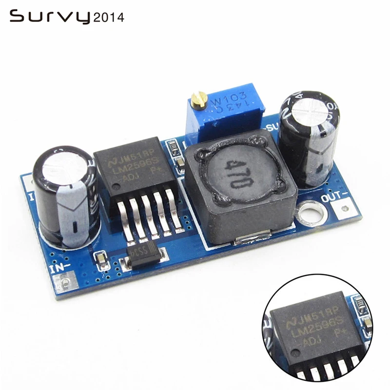 1 предмет DIP/SMD DC-DC понижающий преобразователь модуль LM2596 Питание доска Выход 23 В-35