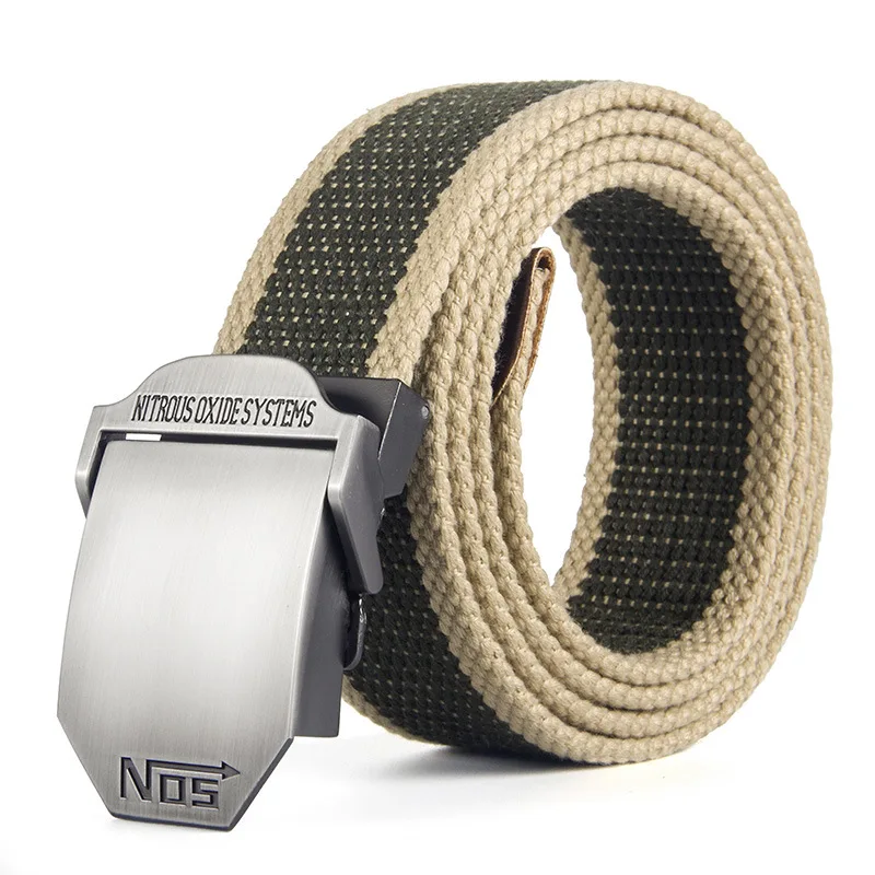 2019новая Мода NOS Универсальный холст мужской ремень Wo s тактический Мужской