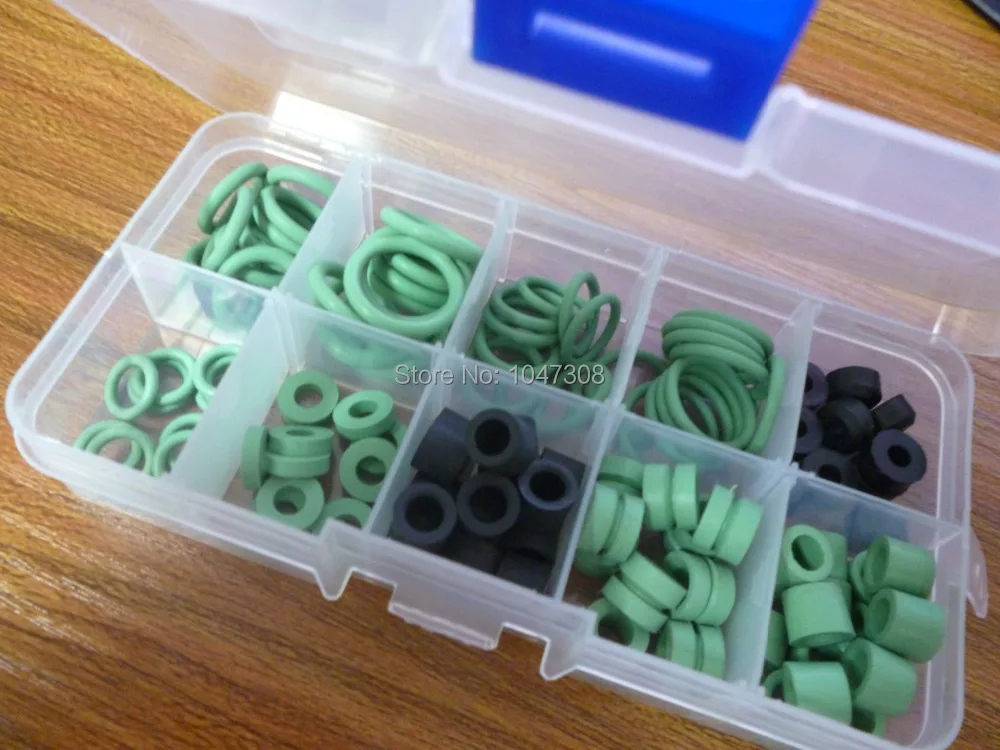 Набор 10 размеры R134A ассортимент автомобилей Кондиционер резиновое кольцо