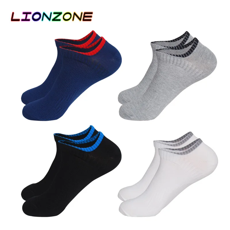 LIONZONE зимние плотные мужские носки башмачки бамбуковые теплые антибактериальные