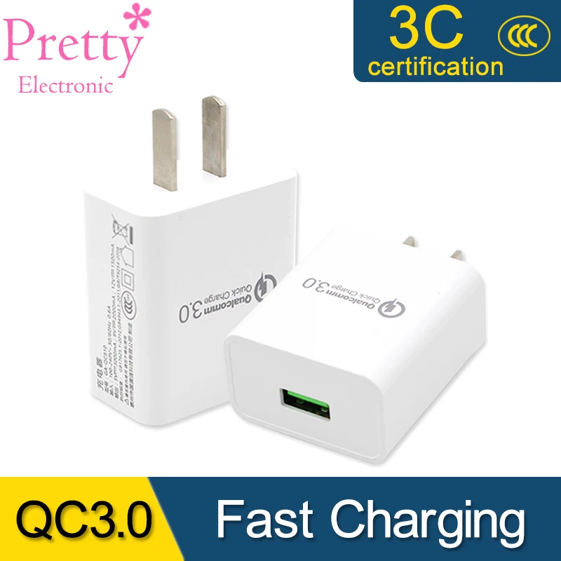 5V3A USB Quick Charge 3.0 Mobile Phone Charger for phone Fast Charging Adapter Tablet Portable Wall Mobile Charger