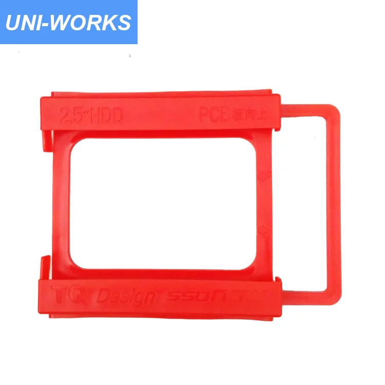 Solid state hard disk shelf 2.5 turn 3.5 plastic holder notebook SSD solid machine bracket | Компьютеры и офис