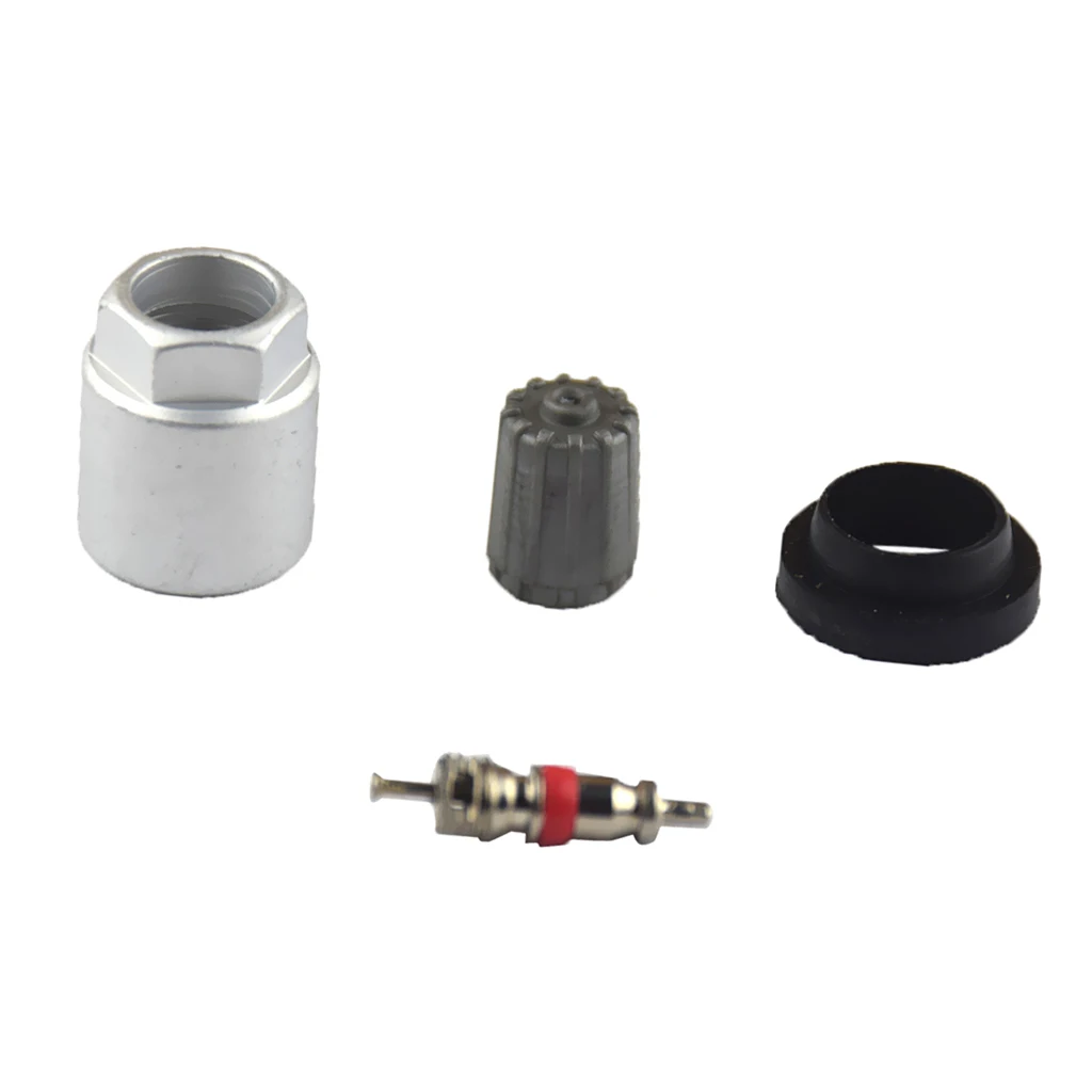 

Датчик давления в шинах TPMS, комплект из 4 сменных гаек/сердечника клапана/крышек клапана/прокладок, работает на универсальных автомобилях