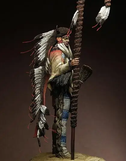 Фигурка из смолы в масштабе 1/24 для бойцов аборигенов 75 мм|resin figure|resin figures 75mm75mm resin |