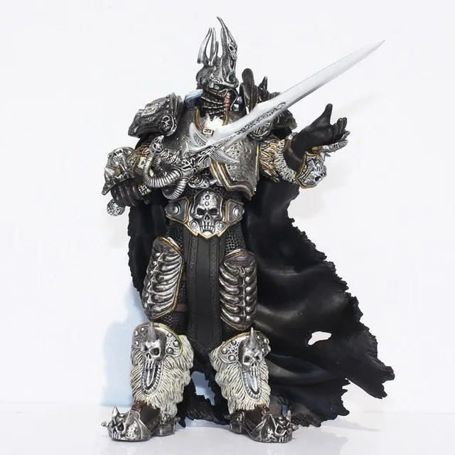 Фигурка из игры фильма аниме Wow Fall Of The Lich King Arthas Menethil, 17,5 см, ПВХ фигурки, игрушка, модель, подарок, кукла