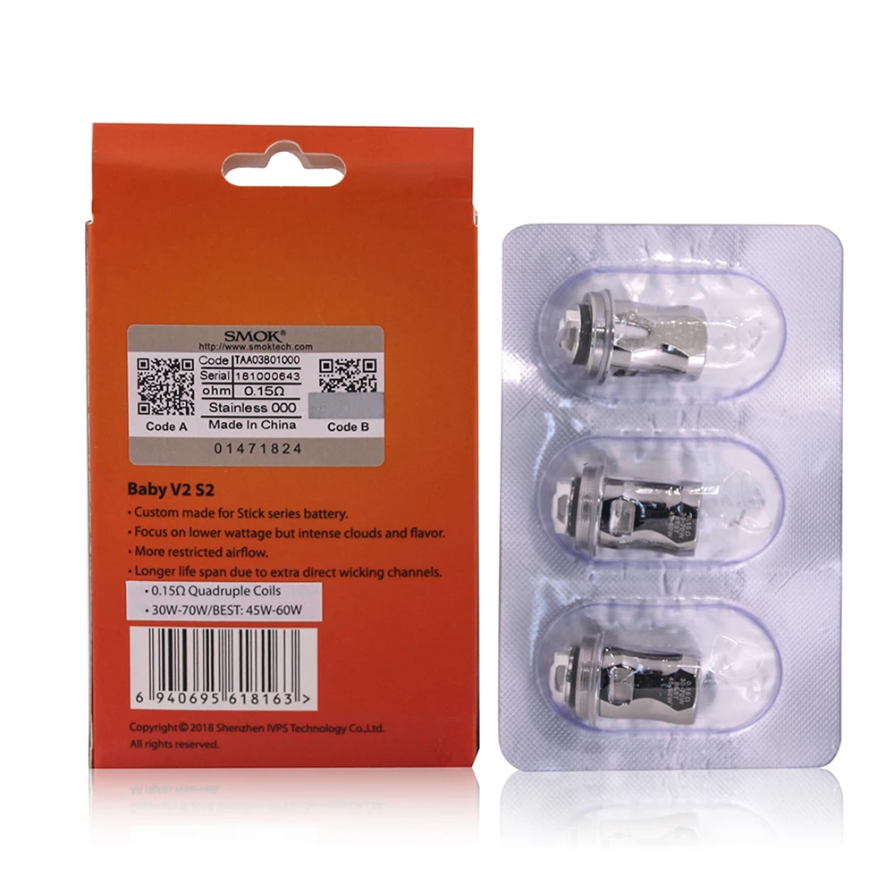 Электронных сигарет SMOK TFV8 Детские V2 S1 S2 A1 A2 головка катушки сопротивления ядро для V8 Детские V2 распылитель форсунки палка V9 max испаритель электронная сигарета