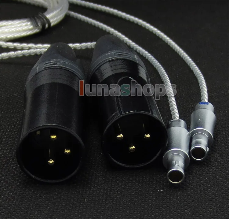 3-конт. XLR Мужской PCOCC+ посеребренный кабель для Sennheiser HD800 HD802 HD802s гарнитура для наушников LN004731