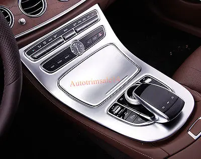 

Matte Gear Box Panel Frame Cover Trim For Mercedes Benz E-Class W213 2016 2017