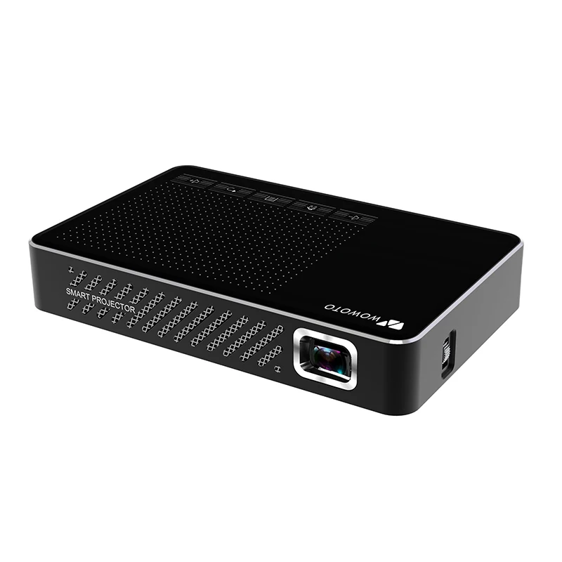 WOWOTO проектор 854*480 разрешение Android Wi-Fi BluetoothLED портативный HD для домашнего