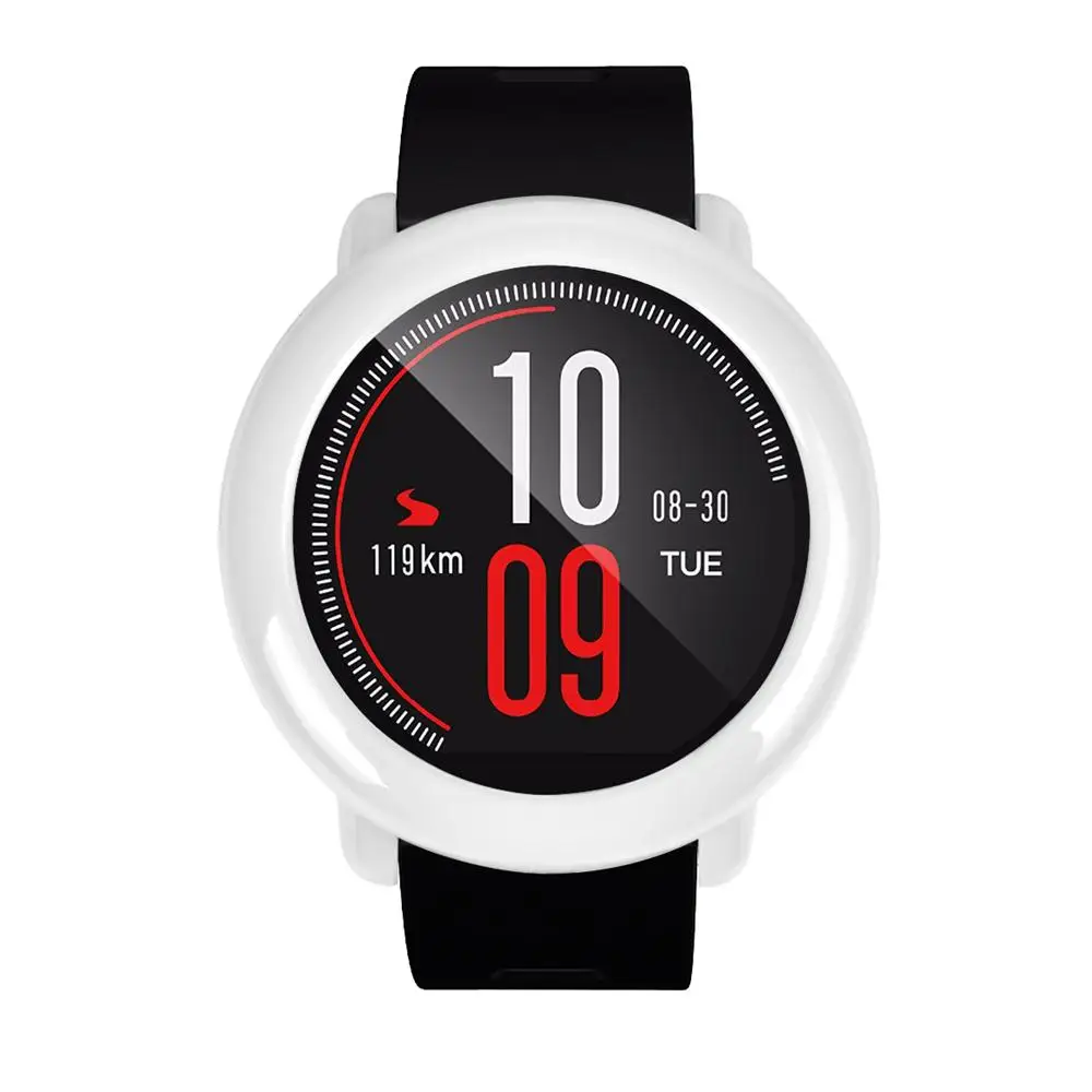 Slim Frame PC Case Cover Protect Shell For HUAMI AMAZFIT Smart Watch Accessories H7TY0 Black/White/Red/Gray/Blue/Yellow/Orange |