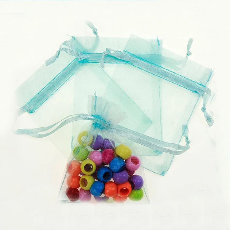 17*23 см 50 шт. голубые подарочные пакеты для ювелирных