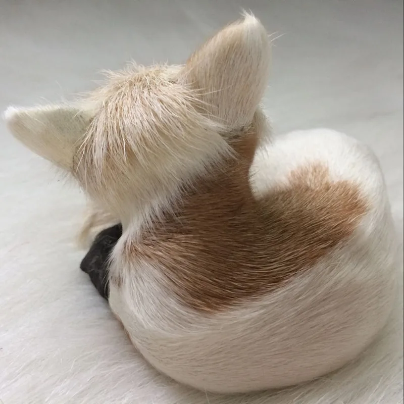 ZILIN мини Спящая лиса милая маленькая Лисичка дешевая декорация для автомобиля 8*5