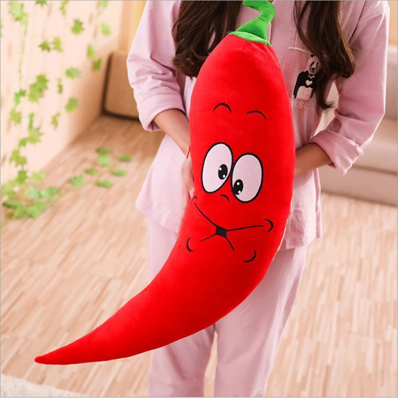 

Creative Simulation Red Pepper Plush Toys Stuffed Vegetables Doll Toy Soft Plush Pillow Children & Adults Gifts