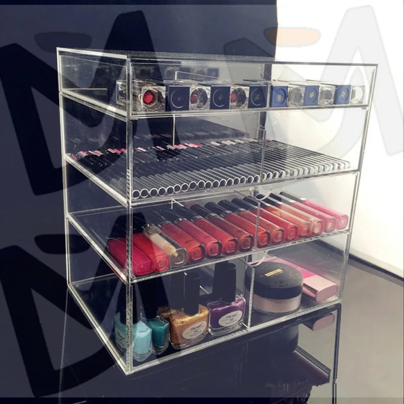 Акриловый косметический Органайзер для ювелирных изделий с защитой от царапин 4