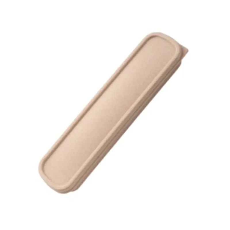 Beige Box 1pc 1 пара корейских палочек для еды набор ложек многоразовые из нержавеющей стали для суши с длинной ручкой Нескользящие палочки для еды ложка набор инструментов коробка и сумка - Цвет: Beige Box 1pc