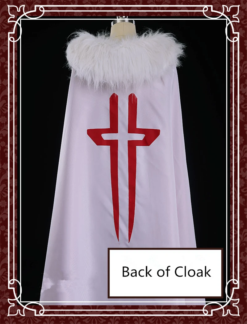 Fate/Apocrypha FA Servant Astolfo Косплей Костюм Боевая Форма платье FGO Косплей боевые костюмы с накидкой+ платье+ перчатки+ носки