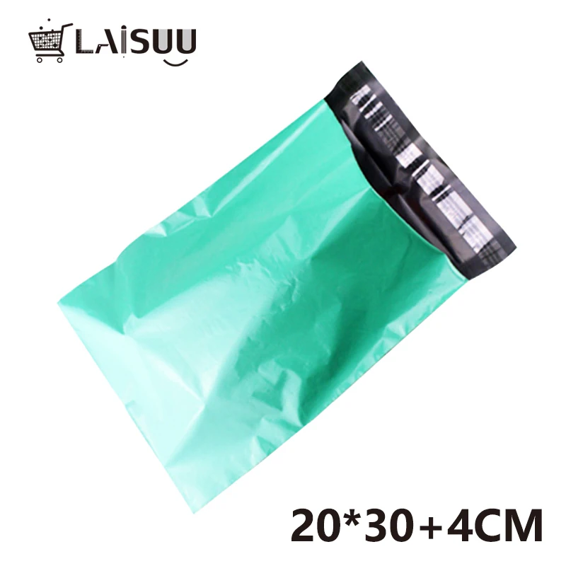 100 шт. 7 8*11 8 дюймов/20*30 см Teal Green Poly Mailers Boutique доставка сумки от кутюр