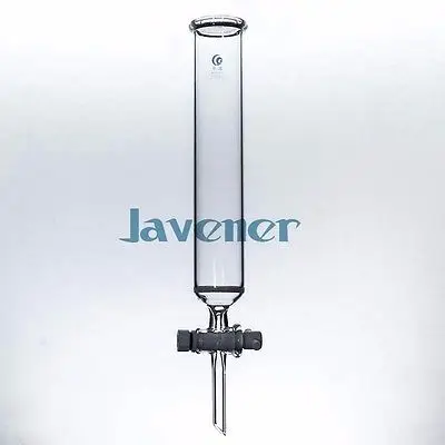 

Column Diameter 30mm Column Length 200mm Lab Glass PTFE Piston Chromatography
