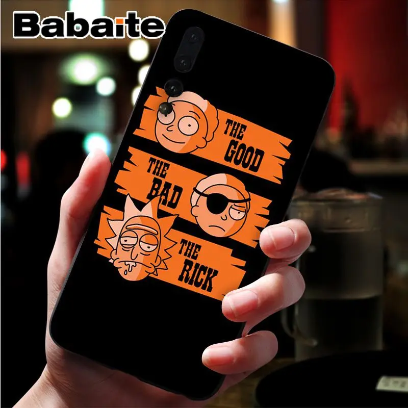 Babaite Comic Meme Рик и Морти чехол для телефона чехол для huawei Mate10 Lite P20 Pro P9 P10 Plus Mate9 10 Honor 10 View 10