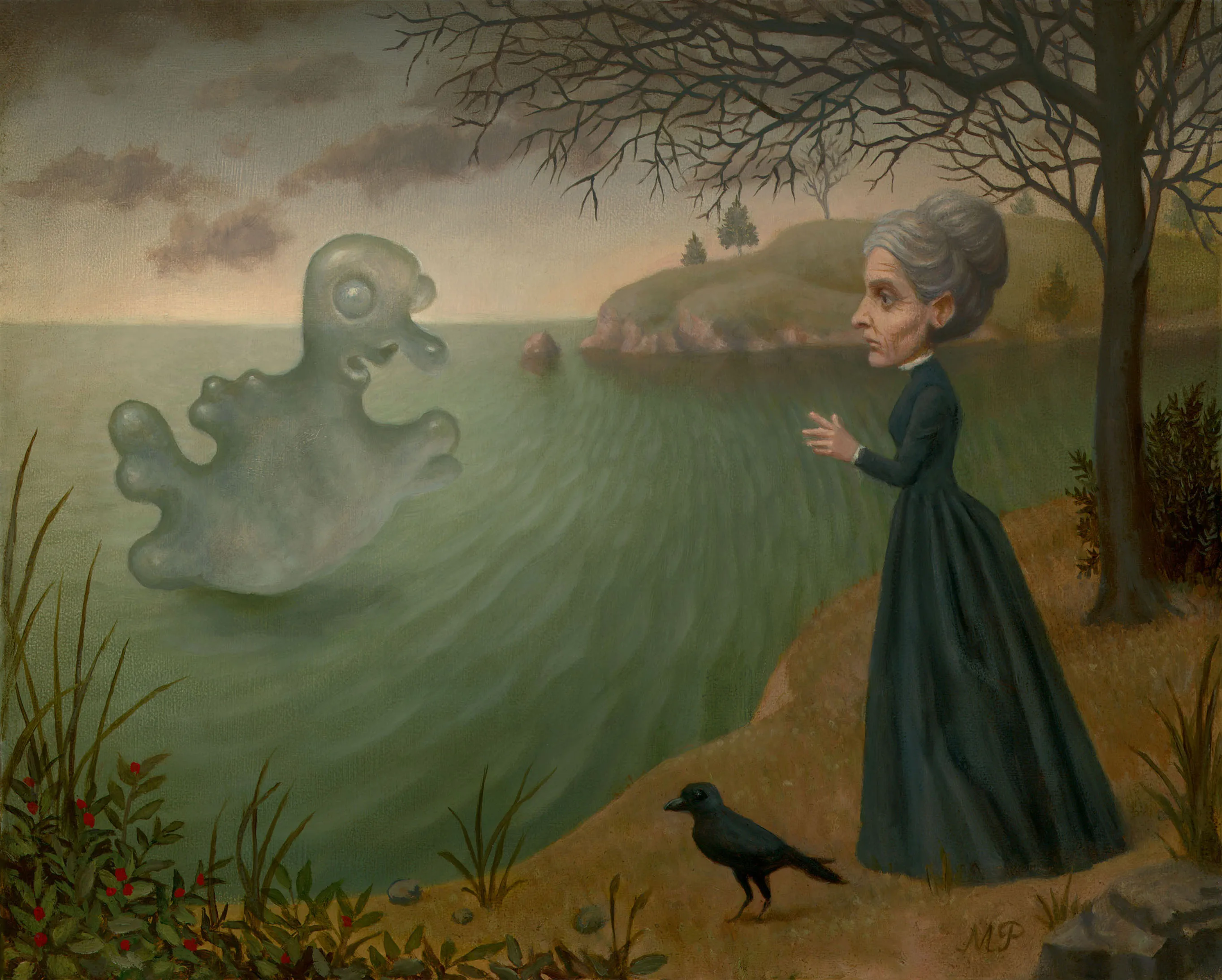 Абстрактный фотографический плакат Mark Ryden Peck Magda Картина на холсте для гостиной