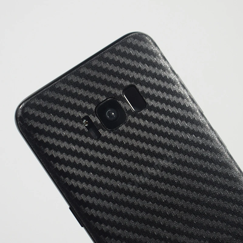 Прозрачная декоративная задняя пленка из волокна для Samsung Galaxy S8 Plus мобильного