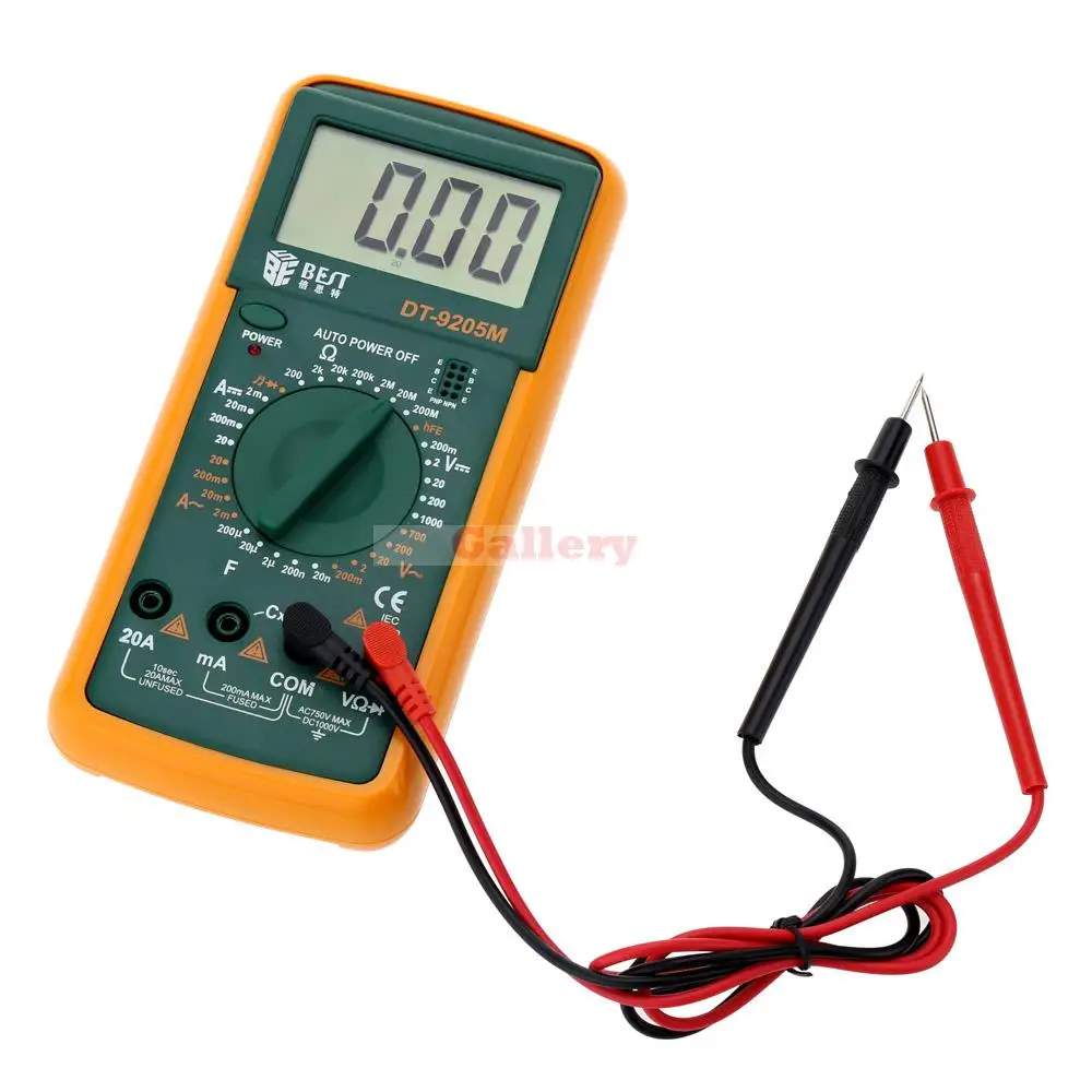 Лучший Умный Цифровой мультиметр функциональный ручной с большим ЖК дисплеем|lcd