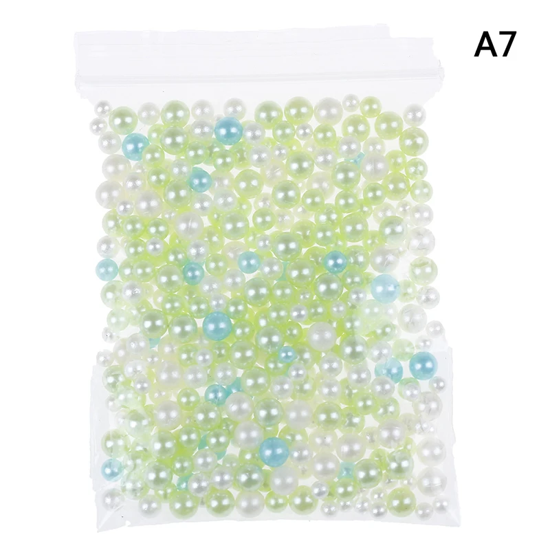 15g Fishbowl Beads Slime Supplies DIY Glitter Pearls Slime Filler Fluffy Decoration Color Gradient Slime Accessories - Цвет: 7