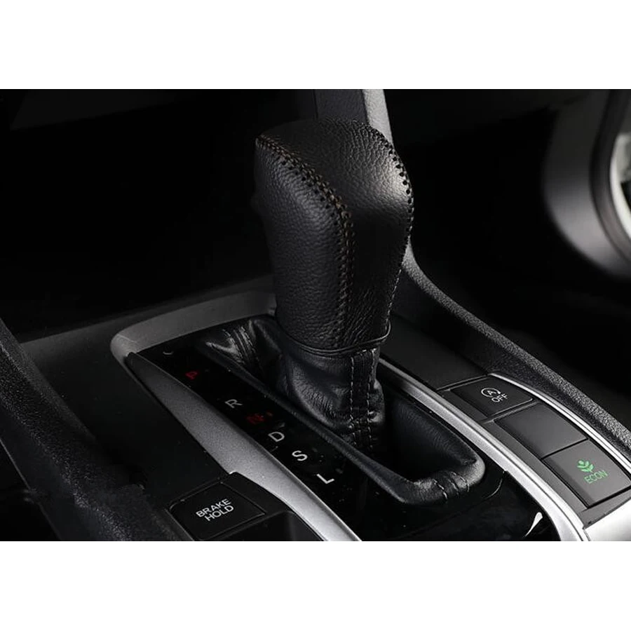 Крышка ручки переключения передач YAQUICKA для салона автомобиля воротники Honda Civic 2016