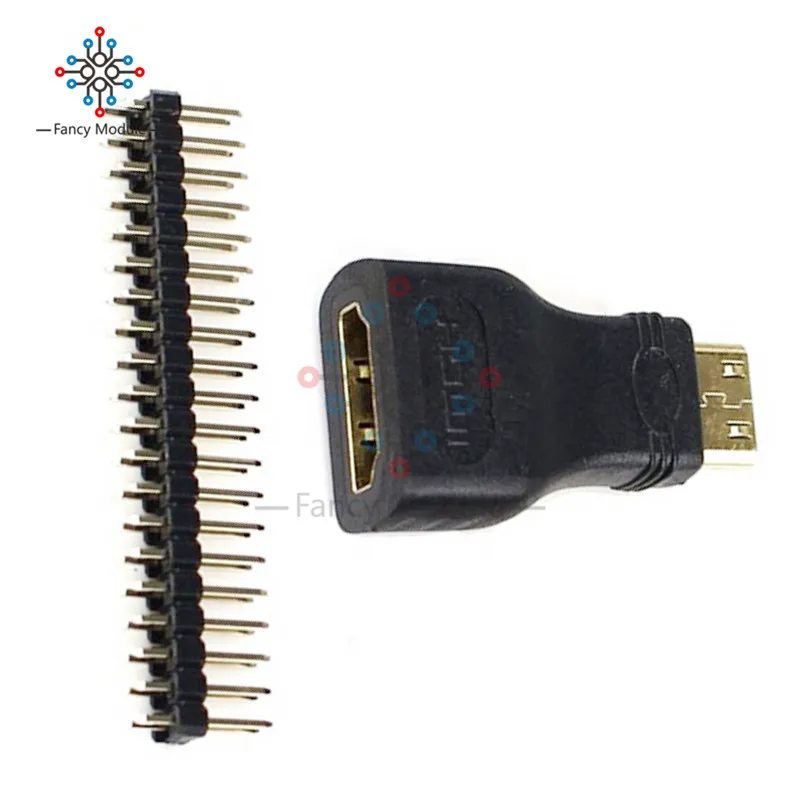 Raspberry Pi Zero Kit 3 в 1 мини адаптер HDMI + Micro USB головка GPIO|pi zero|raspberry pi zero pipi |