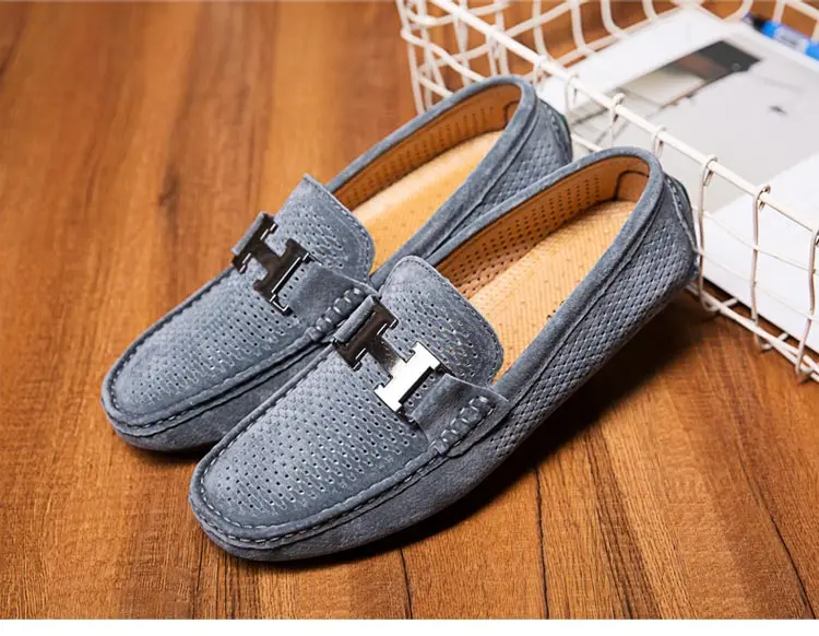 Mocassin homme de Lux; повседневные лоферы; Мужская обувь; дышащая обувь; модная мужская обувь; слипоны; мужские лоферы размера плюс 11; черный цвет