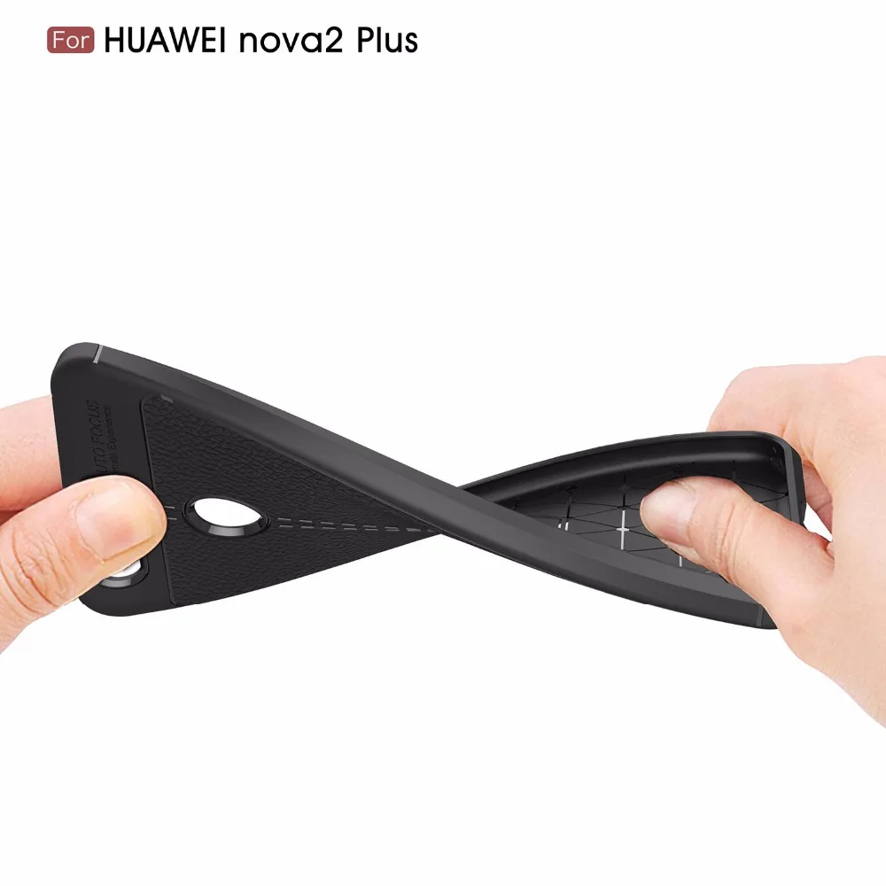 Bauqee чехол для Huawei Nova 2 360 мягкая защита ТПУ силиконовый Корпус Fundas nova2 плюс