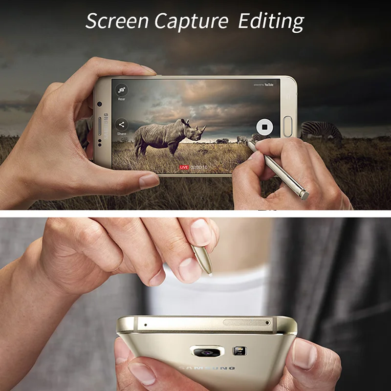 Для samsung Galaxy Note 5 ручка активный стилус S ручка Note5 стилет Caneta Ручка для сенсорного экрана для мобильного телефона Note5 S-Pen Водонепроницаемый