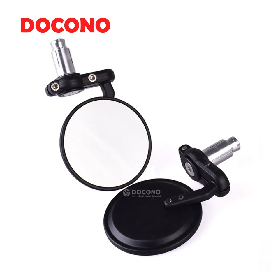 

Motorcycle Mirror Bar End Rearview Mirrors Motor Handlebar Ends Side Mirrors Cafe Racer Retrovisor Moto Motorcycle Accessories