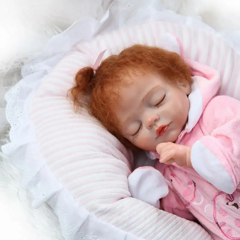 

New 42cm Silicone Reborn Baby Doll kids Playmate Gift For Girls Baby Alive Soft Toys For Bouquets Doll Baby Reborn