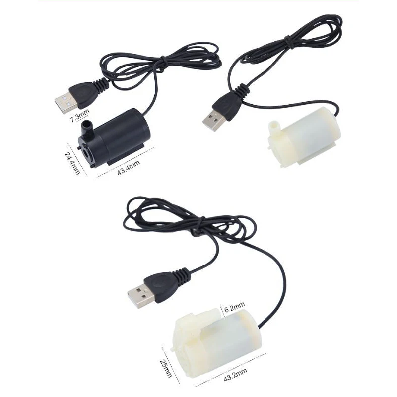 Аквариумный мини USB кислородный воздушный насос с аксессуарами каменный