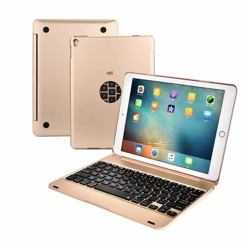 Портативный Bluetooth беспроводная клавиатура-чехол со спящим режимом для Apple iPad 9,7 iPad / для iPad Air/Air 2/Pro 9,7''