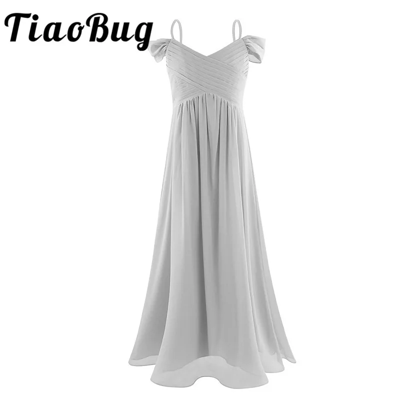 Темно синие цветочные платья для девочек на свадьбу и вечерние плиссированные