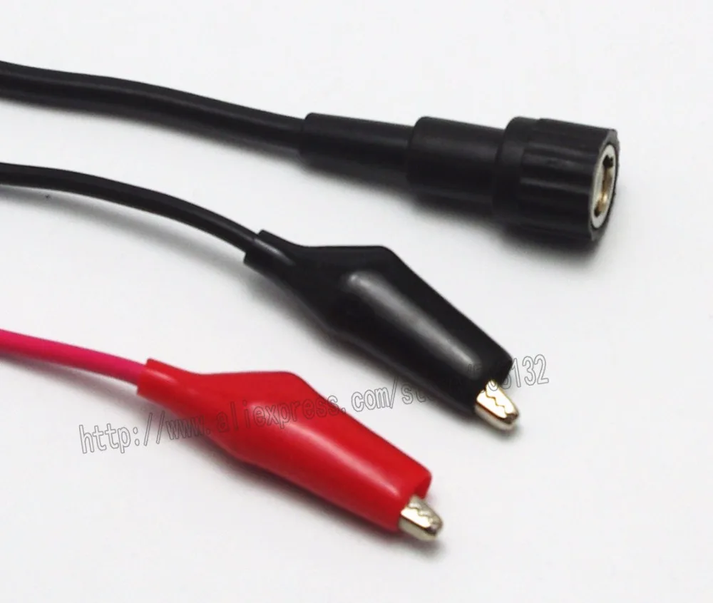 Силиконовая высокогибкая штепсельная вилка BNC и зажим типа крокодил с изоляцией