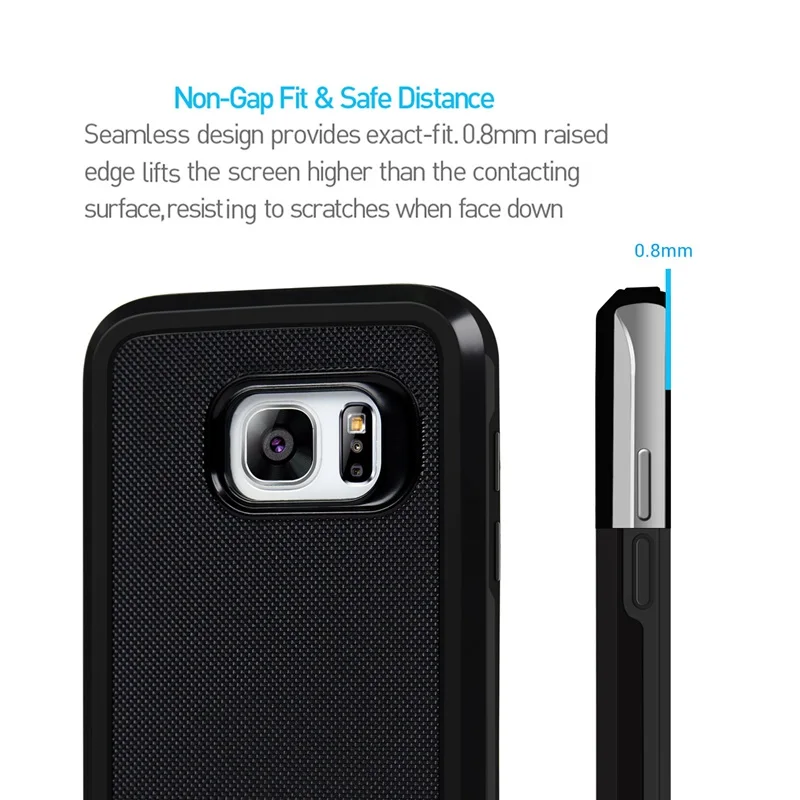 Для samsung Galaxy S7 Чехол [тяжелых] [нескользящие] Гибридный Твердый Пластик + ТПУ