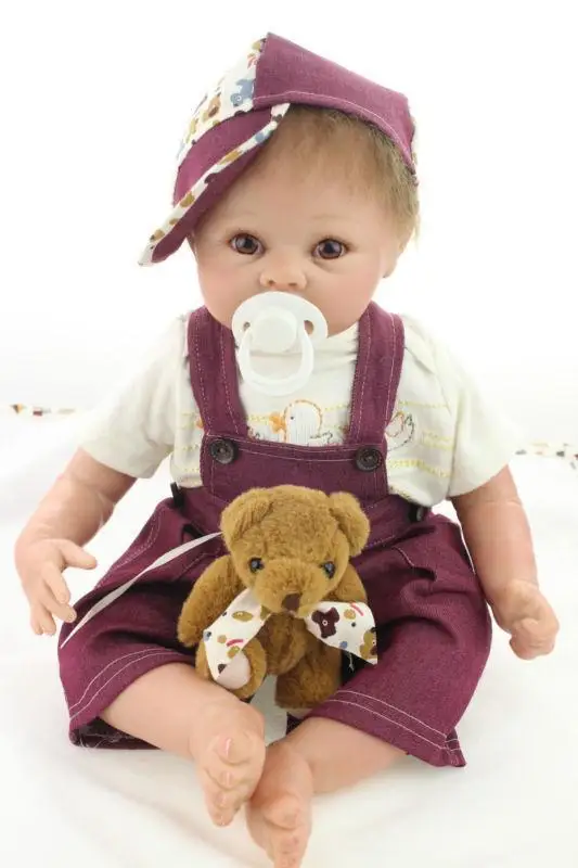 Реалистичная кукла реборн новорожденных Bebe Reborn для маленьких девочек 22