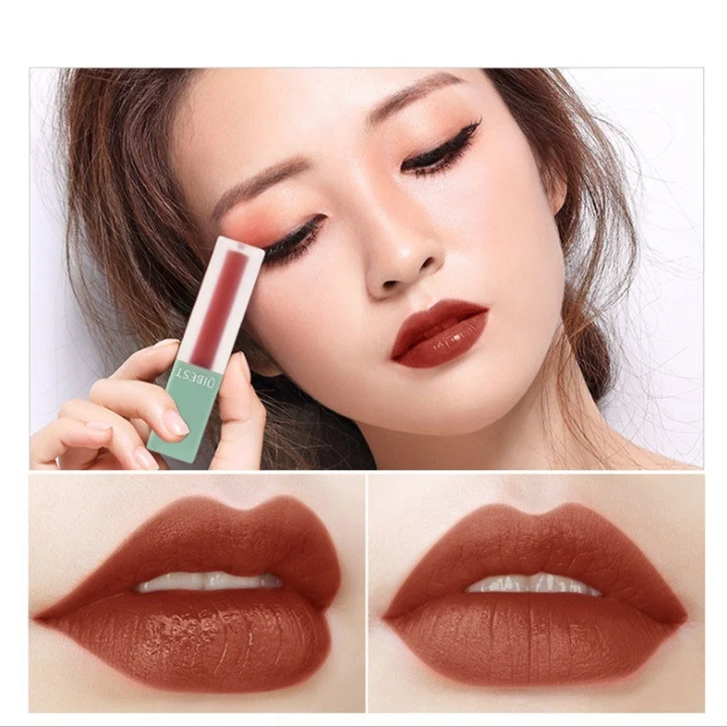 5 Pcs/set Lipstick Set Not Faded Suit WaterproofMatte Lip Glaze Makeup Tools Tint Liquid Gloss Glitter Lipgloss | Красота и здоровье