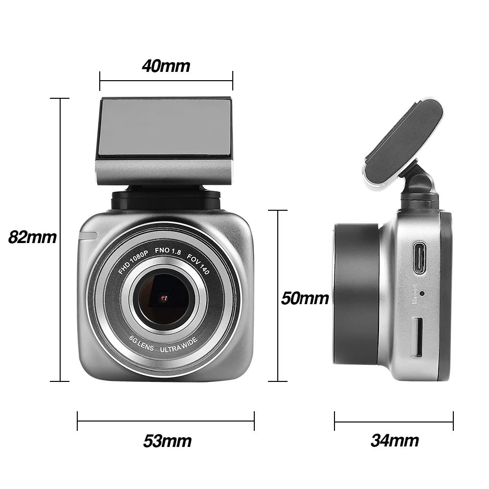Мини Автомобильный видеорегистратор Камера Dashcam Full HD 1080P g сенсор ночное