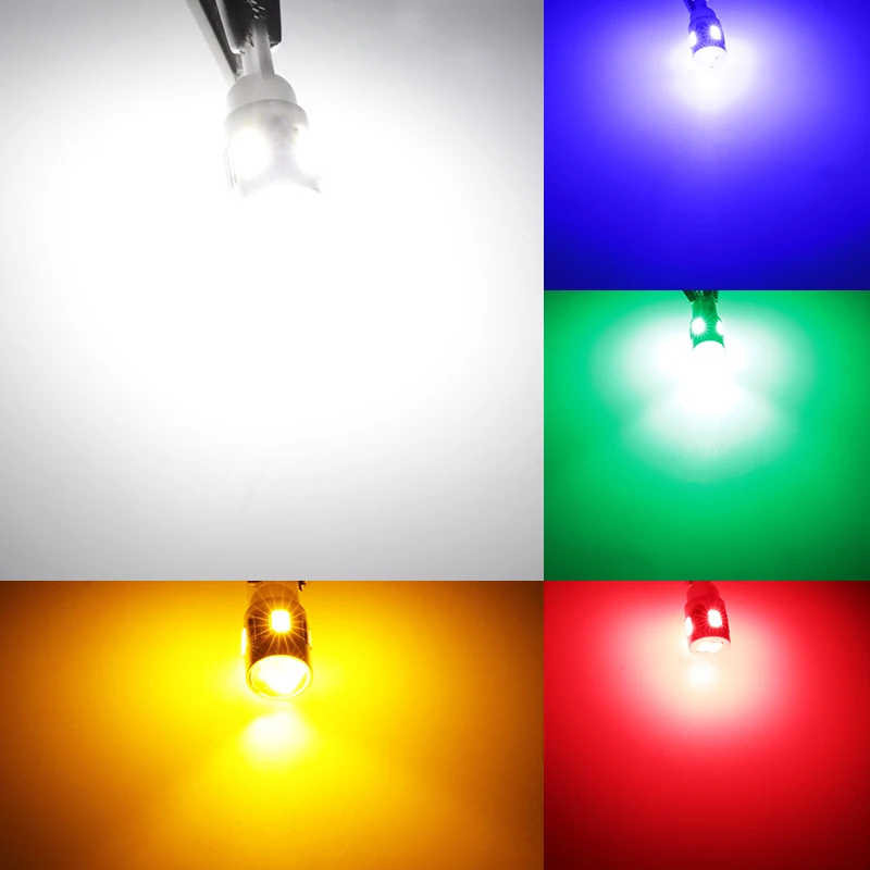 

T10 W5W 168 194 SMD LED Car Wedge Side Light Bulb Lamp For Car Tail Light Side Parking Dome Door Map Lighting