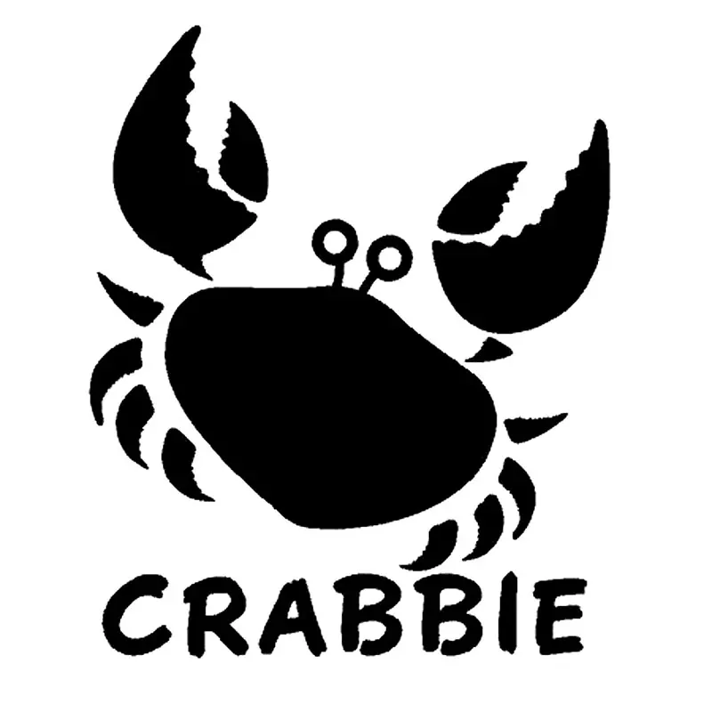12 4 см * 15 2 Crabbie Crabs Sea Grumpy Забавный грузовик забавная Автомобильная Наклейка
